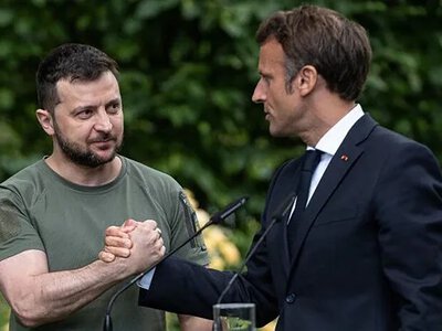 “Звісно ні” - Зеленський відповів, чи вживав з Макроном кокаїн