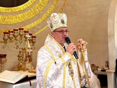 Владика Богдан Манишин очолив молитовні урочистості у новому храмі святого Шарбеля в Моршині