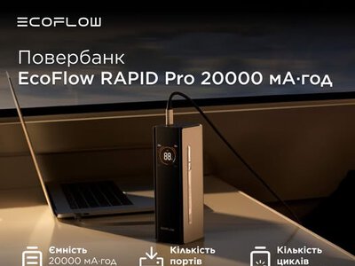 EcoFlow RAPID Pro – повербанк для планшетів