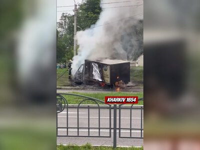 Дрон влучив по автівці в Харкові: водій у лікарні