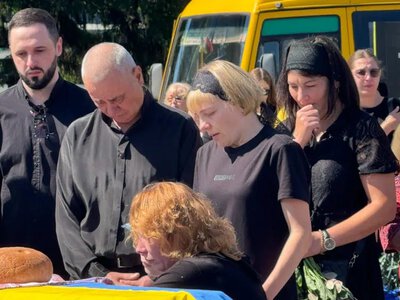 На вічний спочинок у Рівному провели Захисника Віталія Царука