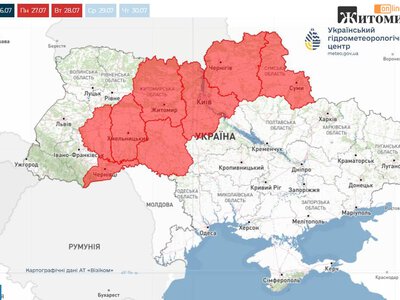 На Житомирщині оголосили надзвичайний рівень пожежної небезпеки  до 28 липня