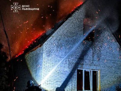 У Самбірському районі під час пожежі будинку загинула жінка