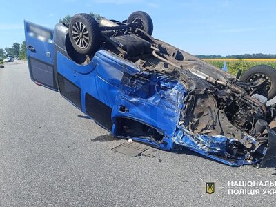 Поблизу Полузір’я зіткнулися Mitsubishi та Fiat: трьох людей госпіталізували
