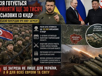 Росія готується прийняти ще 30 тисяч військових із КНДР