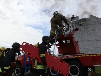 84 рятувальники із семи країн на Рівненщині провели навчання добровільних пожежних команд