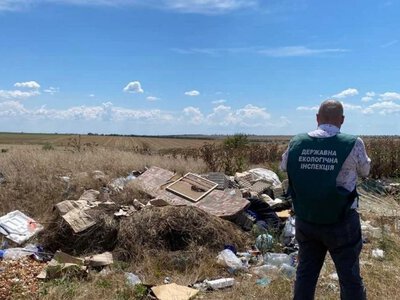  На території однієї з громад Херсонщини виявили стихійне звалище 