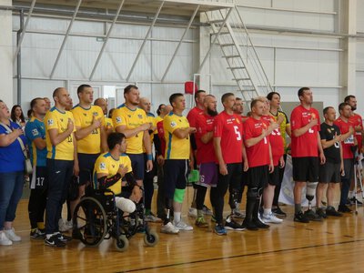 На Рівненщині провели чемпіонат України з волейболу сидячи серед ветеранів війни