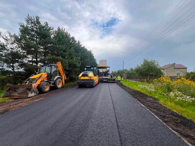 На Львівщині завершують ремонт ділянки дороги