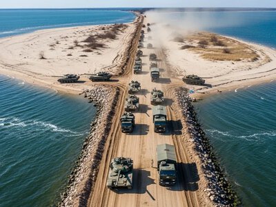 Окупанти засипають протоку Промоїна біля Генічеська: екосистема Сиваша під загрозою