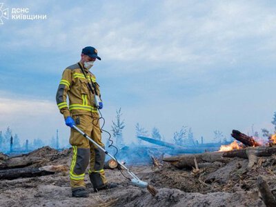 У Чорнобильській зоні гасять пожежу лісової підстилки і валежнику