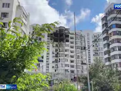 «Приліт» по багатоповерхівці в Ялті. Український дрон міг долетіти до співробітників ФСО Росії