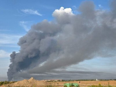 Дрони атакували великий логістичний склад рф у Московській області