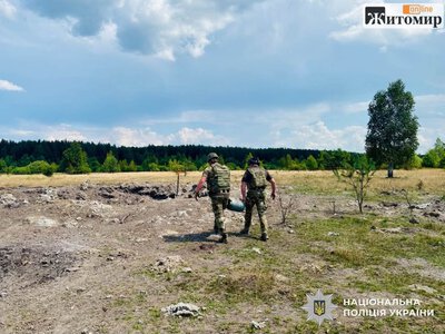 На Житомирщині після обстрілів сапери знищили бойову частину БпЛА
