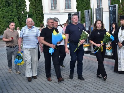 У Дубні вшанували пам’ять українців, які загинули в російському полоні