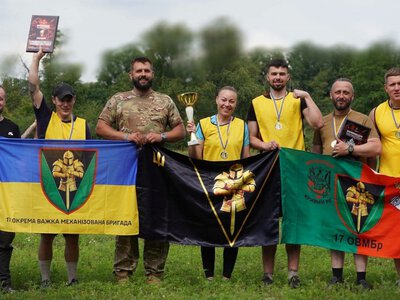 Сила, витривалість і командний дух: бійці 17-ї ОВМБр з Кривого Рогу стали переможцями військових змагань