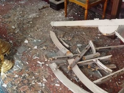  У Сумах вибухова хвиля пошкодила Івано-Предтеченський храм УПЦ МП 