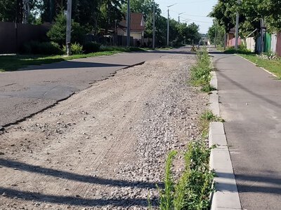  На вулиці Чернігівській після заміни водогону так і не відновили дорогу 