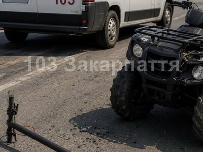 На Мукачівщині квадроцикл збив 13-річного хлопця на самокаті