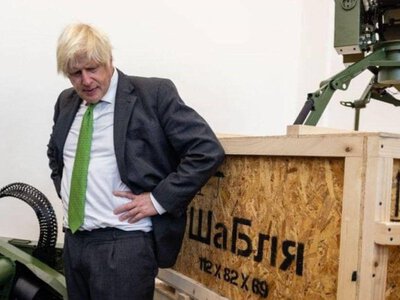 Експрем'єр Британії Борис Джонсон зняв документальний фільм про війну в Україні
