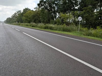 На трасі М-19 від Підгайців до Рівненщини завершили оновлення дорожньої розмітки