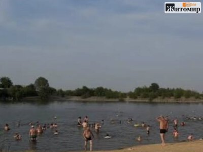 Температура води в Тетереві у Житомирі 29 липня — +20,9°