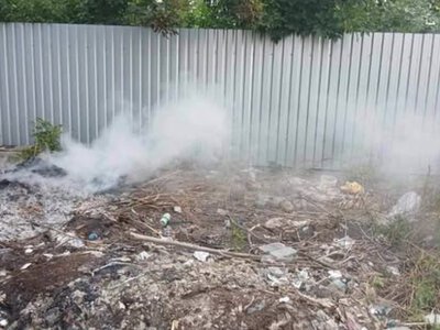 У Вінниці на приватній ділянці господарі розвели вогнище