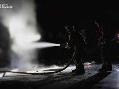 Росія вночі атакувала АЗС на Сумщині