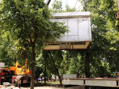 У Голосіївському та Дніпровському районах Києва прибрали 45 незаконних об’єктів