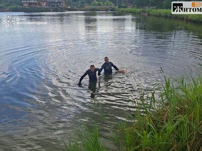 У Коростенському районі водолази дістали тіло потопельника зі ставка