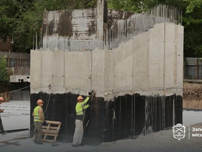 Як у Запоріжжі просувається будівництво одного з перших підземних дитсадків - фото