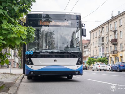 У Тернополі вже курсують дев’ять нових тролейбусів «Електрон»