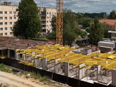 У Гостомелі будують новий житловий квартал замість зруйнованих будинків
