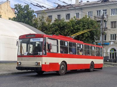 У Чернівцях через обрив контактного дроту тимчасово не курсують три тролейбусні маршрути