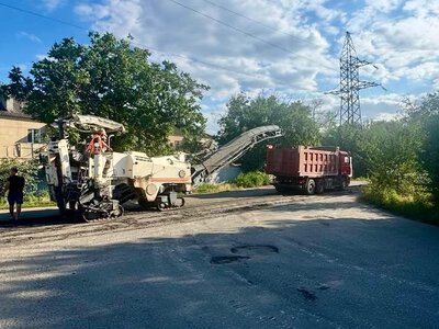 На вулиці Моторній розпочалися роботи з ремонту проїжджої частини та тротуарів