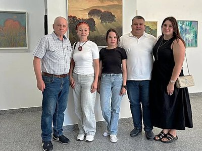 Відкрили виставку до 90-річчя художника Леоніда Хведчука, творчий шлях якого розпочався у Рожищі