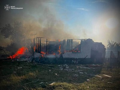 У Новгород-Сіверському районі унаслідок обстрілів постраждали чотири людини, пошкоджено житлові будинки та підприємства