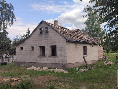 У Коростенській громаді триває ліквідація наслідків ракетного удару: обстежено 107 будинків