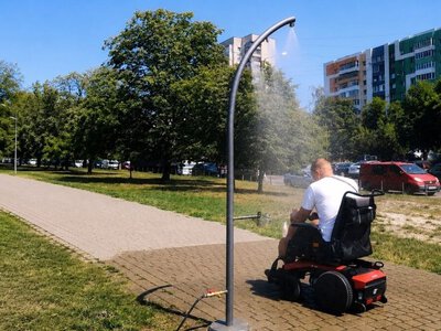 У Львові встановили ще дев'ять розпилювачів води — адреси