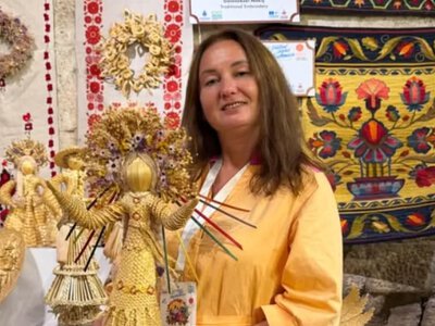 Майстриня зі Стрийщини представила українські солом’яні ляльки на міжнародному фестивалі у Стамбулі