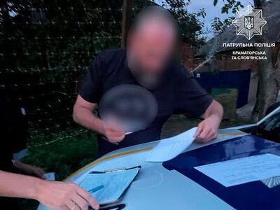  У Слов'янську зупинили п'яного водія з 2,68 проміле, який ще й не мав права керувати авто 