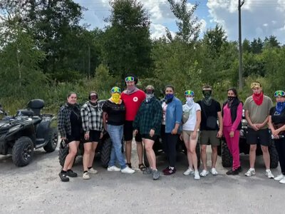 Для волонтерів на Рівненщині організували екскурсію «Бурштиновими копальнями»