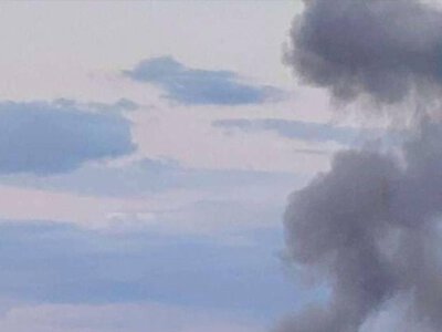 Російський безпілотник влучив у багатоповерхівку у Харкові