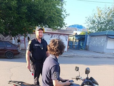 На Миколаївщині пройшов рейд з виявлення неповнолітніх водіїв мотоциклів