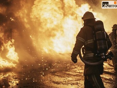 Нічна пожежа під Житомиром: вогнеборці врятували сусідній будинок, але чоловік загинув