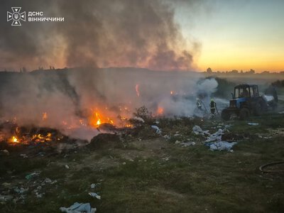 За добу на Вінниччині сталося 18 пожеж: понад 9 гектарів вогонь охопив в екосистемах
