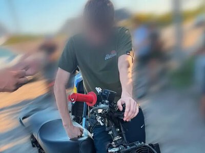 У Ковелі патрульні виявили мотоцикл із ознаками підробки VIN-коду