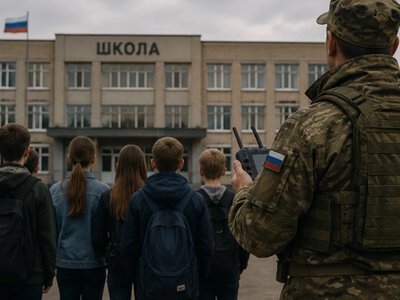  На окупованій Херсонщині росіяни заявляють про три формати навчання через проблеми зі світлом та інтернетом 