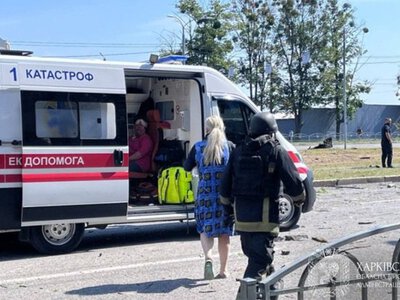 Російський дрон влучив в АЗС у Шевченківському районі Харкова