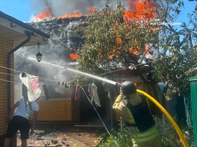 Ворог знову атакував приватну забудову в Коростенській громаді
